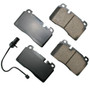 Akebono EURO Disc Brake Pad Set P/N:EUR1663