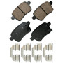 Akebono EURO Disc Brake Pad Set P/N:EUR1722