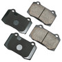 Akebono EURO Disc Brake Pad Set P/N:EUR592