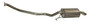 Exhaust Muffler Ansa BW16417 fits 2001 BMW X5