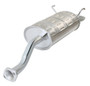 Exhaust Muffler-DX, Sedan Ansa HD19207 fits 01-03 Honda Civic