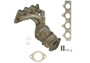 Catalytic Converter with Integrated Exhaust Manifold-DOHC AP Exhaust 641502
