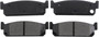 Disc Brake Pad Set-Posi-Met Disc Brake Pad Autopart Intl fits 90-94 INFINITI Q45