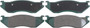Disc Brake Pad Set-PCT Ceramic Disc Brake Pad fits 2003 Dodge Ram 1500 Van