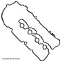 Beck/Arnley Engine Valve Cover Gasket Set P/N:036-2091