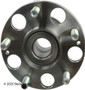 Wheel Bearing and Hub Assembly fits 2011-2016 Honda CR-Z  BECK/ARNLEY