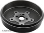 Brake Drum fits 1998-2002 Kia Sportage  BECK/ARNLEY