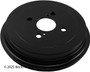 Beck/Arnley Brake Drum P/N:083-3414