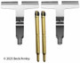 Disc Brake Hardware Kit fits 2000-2011 Mercedes-Benz SLK350 CLK320 C320  BECK/AR