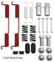 Parking Brake Hardware Kit fits 2012-2019 Nissan NV1500,NV2500,NV3500 Titan XD