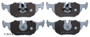 Disc Brake Pad Set fits 1987-2002 BMW 525i 750iL 735i  BECK/ARNLEY