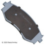 Disc Brake Pad Set fits 1989-2006 Nissan 240SX Sentra Stanza  BECK/ARNLEY