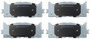 Disc Brake Pad Set fits 2007-2018 Toyota Avalon Camry  BECK/ARNLEY