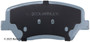Disc Brake Pad Set fits 2011-2015 Kia Sorento  BECK/ARNLEY