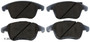 Disc Brake Pad Set fits 2009-2019 Volkswagen Tiguan Passat Tiguan Limited  BECK/