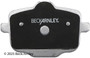 Beck/Arnley Disc Brake Pad Set P/N:085-1985