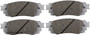 Disc Brake Pad Set fits 2018-2019 Toyota C-HR Camry Avalon  BECK/ARNLEY