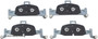 Disc Brake Pad fits 2017-2020 Audi A4 allroad,A4 Quattro A5 Quattro A6 Quattro