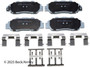 Disc Brake Pad and Hardware Kit fits 1996-1999 Isuzu Oasis  BECK/ARNLEY