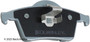 Disc Brake Pad and Hardware Kit fits 1999-2009 Volvo S60 S80 V70  BECK/ARNLEY