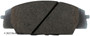 Disc Brake Pad and Hardware Kit fits 2000-2011 Honda Civic S2000  BECK/ARNLEY