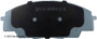 Disc Brake Pad and Hardware Kit fits 2000-2011 Honda Civic S2000  BECK/ARNLEY