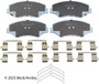 Disc Brake Pad Set Beck/Arnley 085-6698