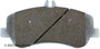 Disc Brake Pad and Hardware Kit fits 2015 Mercedes-Benz GLK250 GLK350  BECK/ARNL