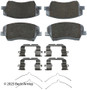 Disc Brake Pad and Hardware Kit fits 2017-2018 Kia Niro Rio  BECK/ARNLEY