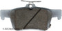 Disc Brake Pad Set Beck/Arnley 085-7090