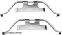 Disc Brake Hardware Kit fits 2003-2005 Land Rover Range Rover  BECK/ARNLEY