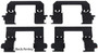 Beck/Arnley Disc Brake Hardware Kit P/N:084-1775