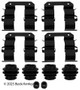 Beck/Arnley Disc Brake Hardware Kit P/N:084-1901