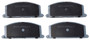 Beck/Arnley Disc Brake Pad Set P/N:085-1220