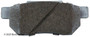 Beck/Arnley Disc Brake Pad Set P/N:085-1431