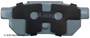 Beck/Arnley Disc Brake Pad Set P/N:085-1431