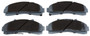 Disc Brake Pad Set fits 1997-2001 Mercury Mountaineer  BECK/ARNLEY