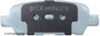 Beck/Arnley Disc Brake Pad Set P/N:085-1687