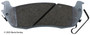Beck/Arnley Disc Brake Pad Set P/N:085-1731