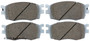 Disc Brake Pad Set fits 2006-2011 Kia Rio,Rio5  BECK/ARNLEY