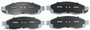 Disc Brake Pad Set fits 2004-2007 Nissan Titan Armada Pathfinder Armada  BECK/AR