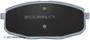 Beck/Arnley Disc Brake Pad Set P/N:085-1900