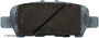 Beck/Arnley Disc Brake Pad Set P/N:085-1916