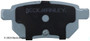Beck/Arnley Disc Brake Pad Set P/N:085-1936