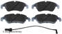 Beck/Arnley Disc Brake Pad Set P/N:085-1943