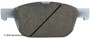 Disc Brake Pad Set fits 2003-2015 Volvo XC90 XC60  BECK/ARNLEY