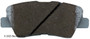 Beck/Arnley Disc Brake Pad Set 085-1956 - view 3