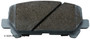 Disc Brake Pad Set fits 2012-2015 Honda Pilot  BECK/ARNLEY