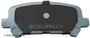 Disc Brake Pad Set fits 2012-2015 Honda Pilot  BECK/ARNLEY