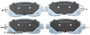 Beck/Arnley Disc Brake Pad Set P/N:085-1961
